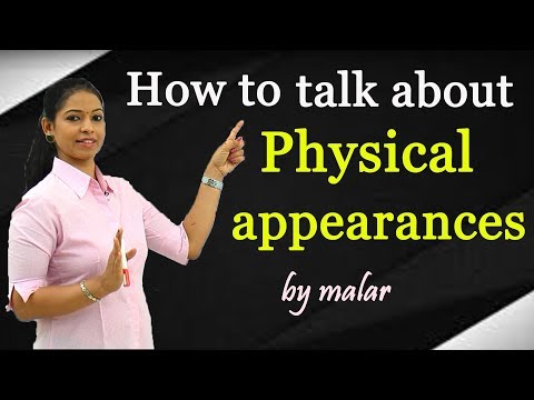 Talking about physical appearances # 4 - Learn English  with Kaizen through Tamil -- Video