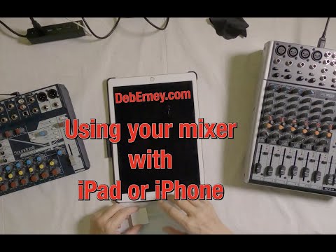 CONNECT iPhone/iPad TO MIXER