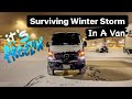 Surviving Winter Storm In The 4x4 Sprinter | Vanlife
