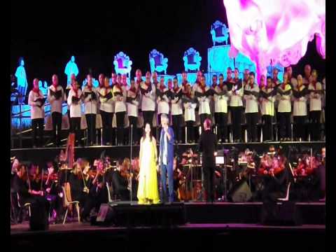 Teatro del Silenzio 2015 Andrea Bocelli: Libiam ne' lieti calici