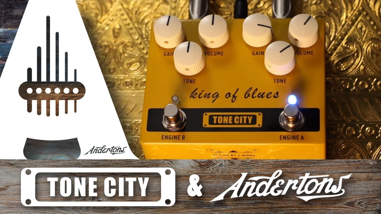 Tone City King Of Blues - A Dual Drive Classic Boost/Overdrive Pedal - YouTube