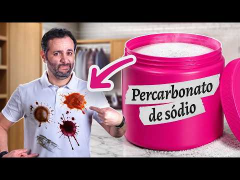 PERCARBONATO de SÓDIO tira mesmo MANCHAS? É SEGURO? Nós testamos!
