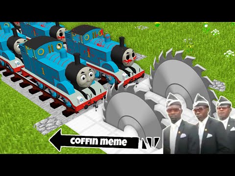 TRAPS for THOMAS THE TANK ENGINE.EXE in MINECRAFT - COFFIN MEME