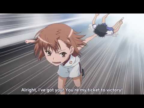 Toaru Majutsu no Index II - Misaka and Touma Indirect Kiss