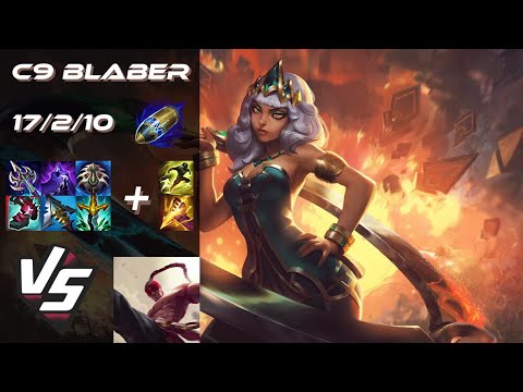 Cloud9 Blaber JUNGLE Qiyana vs Lee Sin - NA Challenger Patch 25.21