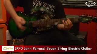 Video thumbnail for Sterling by Music Man JP70 John Petrucci 7 String Electric Guitar Demonstration by GoDpsMusic Live