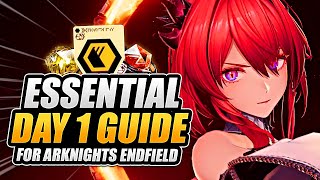 Start Your Account RIGHT in Arknights Endfield (Beginner's Guide & MUST DOs)
