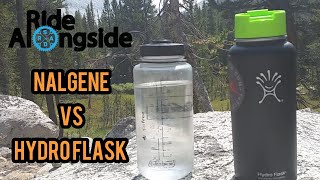 REVIEW: Comparison of Nalgene vs Hydro Flask 1L Bottles - Ba