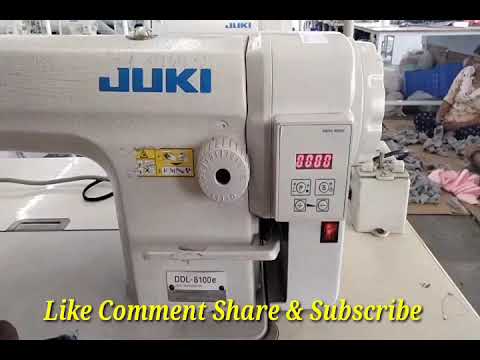 Juki DDL-8100e Jin DD Motor Reset , Speed lock 🔒 & Rotation Change kaise Kare Part-2