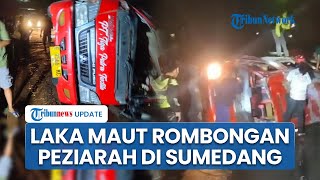 Kronologi Kecelakaan Maut Mobil Peziarah di Tanjakan Cae Sumedang 3 Orang Tewas, 17 Terluka