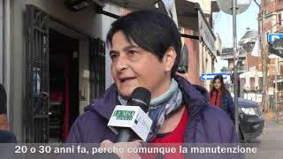 Parioli, allarme marciapiedi Parioli, allarme marciapiedi