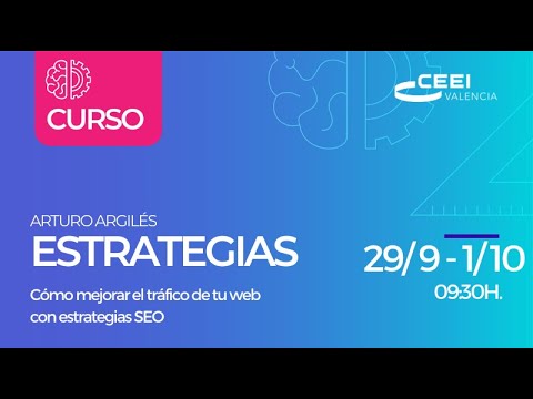 Promocin Taller Cmo mejorar el trfico de tu web con estrategias SEO[;;;][;;;]