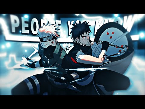 Kakashi Vs Obito - People You Know [Edit/ AMV]!