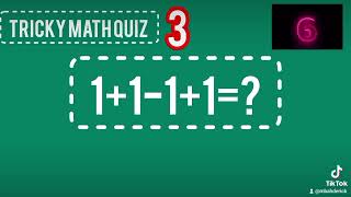 What's 1+1-1+1=? Math Quiz answer #maths #canyousolvemathspuzzles