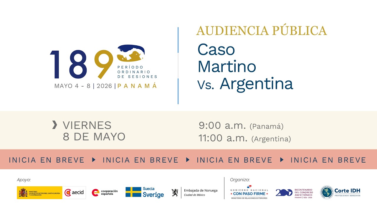 Audiencia Pública Martino Vs. Argentina