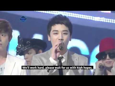 Big Bang -MCD Winning speech [ENG SUB]