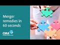 Merger remedies explained in 60 seconds | UK's Competition and Markets Authority