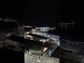 Le Port De Béjaïa Vu La Nuit