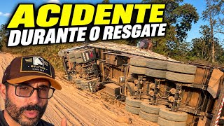 Carreta tomba durante resgate. 29/09/2026