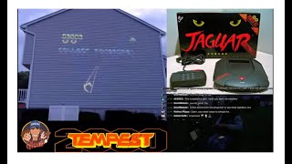 Playing Atari Jaguar TEMPEST 2k on my house
