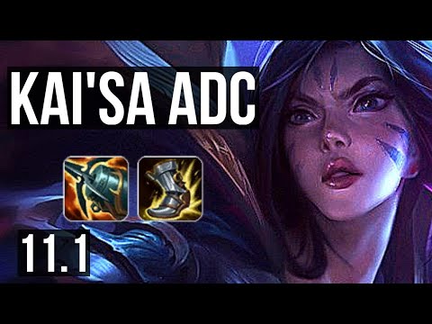 KAI'SA & Thresh vs SAMIRA & Maokai (ADC) | 7/0/7, Rank 6 Kai'Sa, Godlike | BR Master | v11.1