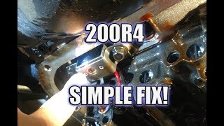 Monte Carlo SS TH200-4R Shifts Hard or Stalls | TCC Solenoid Transmission Problem
