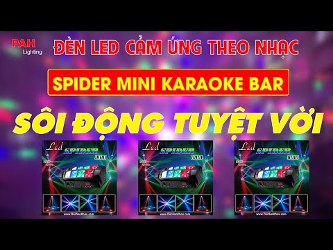 Đèn LED Spider Mini giá rẻ trang trí phòng hát Karaoke 20 mét vuông