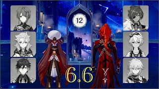 【原神】螺旋12層 いにしえの化石編成で攻略 （6.6～6.7）／【Genshin】Ancient Vape・Melt teams vs Spiral Abyss Floor 12（6.6～6.7）