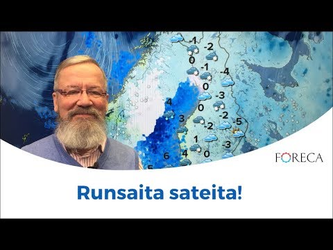 Viikonloppuna tuulista ja paikoin sateista