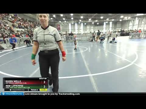 43 Lbs 3rd Place Match - Kasen Wells, Mat Demon Wrestling Club Vs Reid LeProwse, Mine Yard Dogs Wr