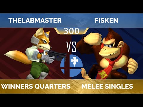 RogaSmash 300: SSBM – Winners Quarters — TheLabMaster (Fox) vs Fisken (Donkey Kong)