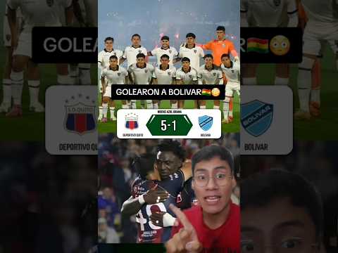 ¡BOLIVAR FUE GOLEADO por UN EQUIPO del ASCENSO!🇧🇴😳#bolivar #futbolboliviano #futbolbolivia #bolivia