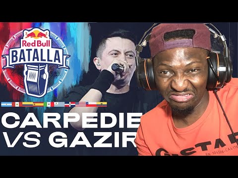 REACCION' CARPEDIEM vs GAZIR - Cuartos | Red Bull Batalla Internacional 2022 (ENG SUB) #gazir #goat