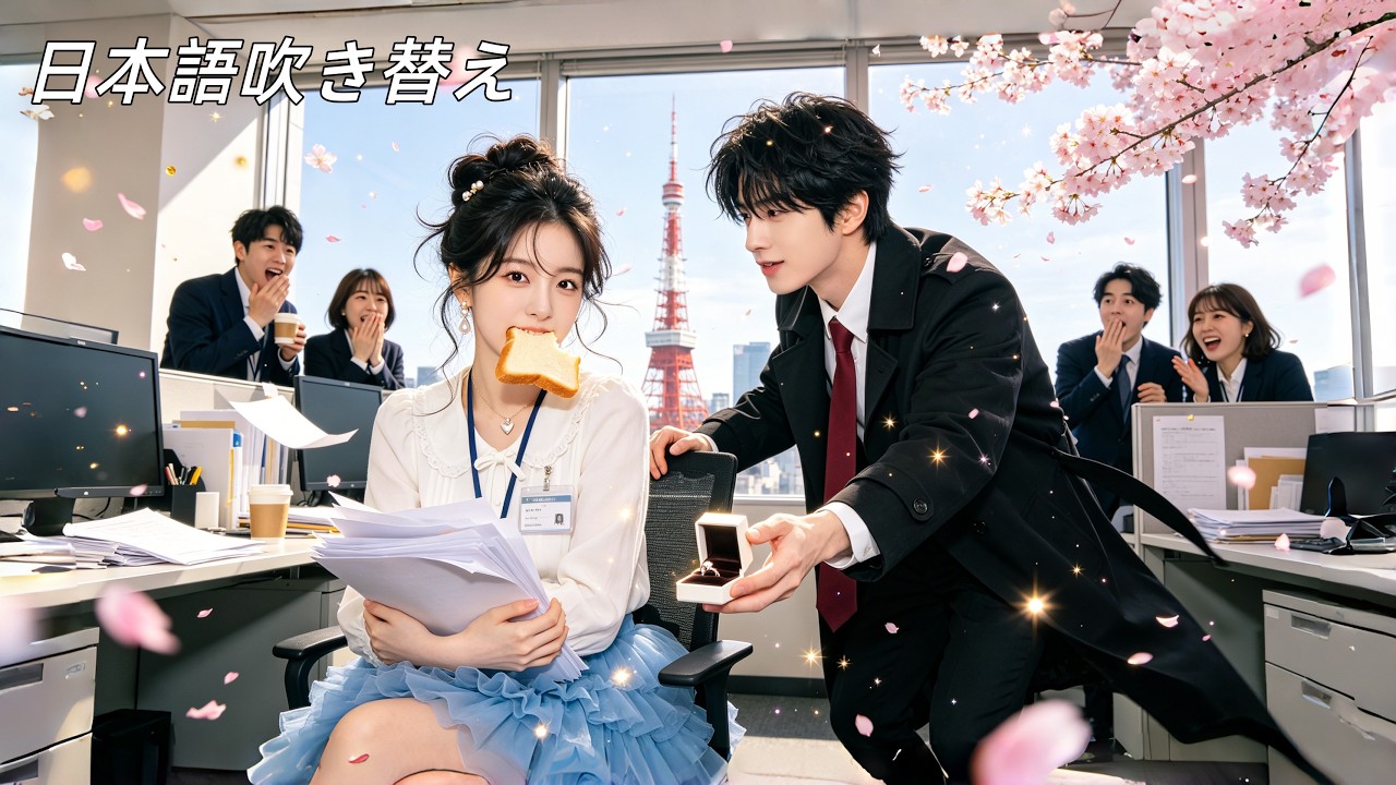 日本語吹き替え|助けたおじいちゃん、実は社長の父親！？しかもその社長、見知らぬ私の夫だった！溺愛ルート突入💓#恋愛ドラマ #冷徹社長 #スピード結婚 #中国ドラマ #短編ドラマ