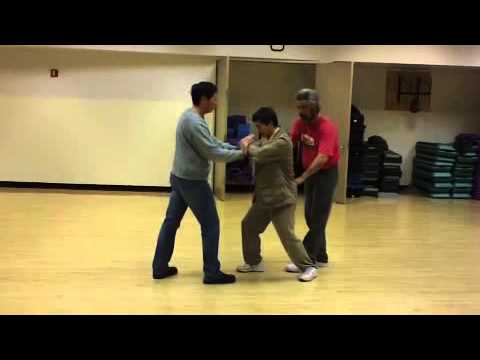 Tai Chi Push Hands Deliver Power By Shifting Weight, Part 1