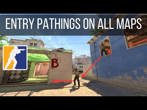 Entry Pathings on All Maps in CS2