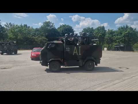 Sanitätseinsatz beim Feuergefecht: Tag der Bundeswehr 2023: Sanitätskaserne München