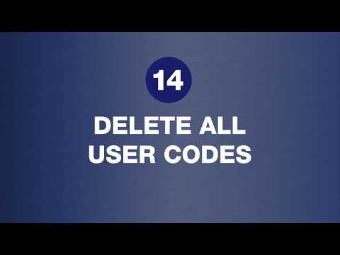 Brink's Digital Deadbolt: Delete All User Codes At Once - Step 14