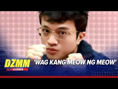 'Wag kang meow nang meow': Garin nagsalita sa ugali ni Rep. Kiko Barzaga | DZMM TeleRadyo