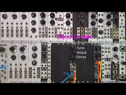 TR909 analogue drums emulation