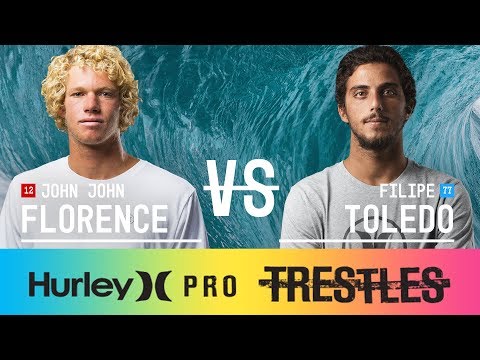 John John Florence vs. Filipe Toledo - Semifinals, Heat 2 - Hurley Pro at Trestles 2017