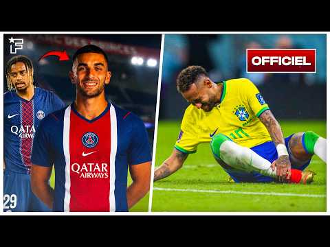 Le PSG a trouvé le REMPLAÇANT de Barcola, le Brésil annonce le FORFAIT de Neymar | Revue de presse