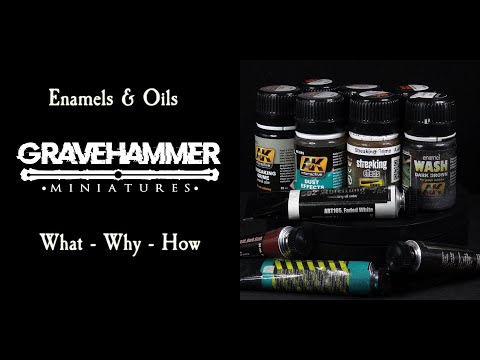 What - Why - How! An introduction to Enamels and Oils in miniature painting