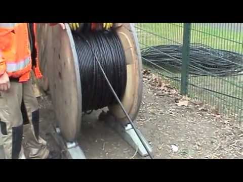 STGKOM Das Einblasen von Glasfaser