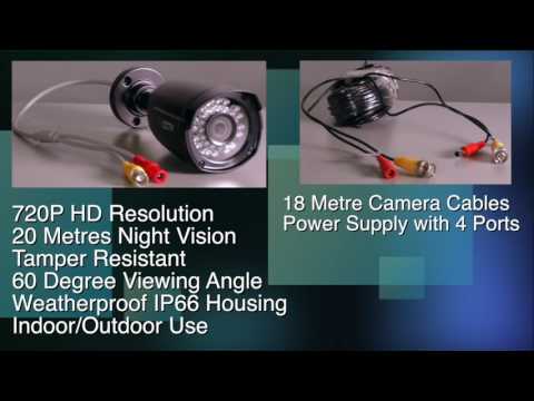 4 CAMERA CCTV KIT IN A BOX - IQS720PB4-1T