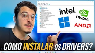 Como instalar os drivers no PC com Windows