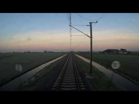 A train driver's view: Hoorn - Amsterdam CS, SGMM, 16-Feb-2019.