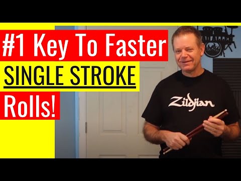 Faster Single Stroke Rolls - #1 Key😁