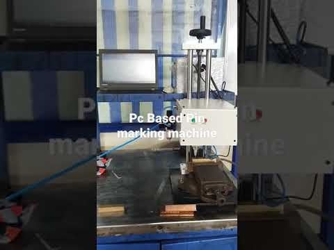 Pneumatic pin marking machine