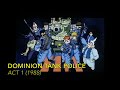 Dominion Tank Police ACT 1 Of 4 Anime Mini Series 1988 1989